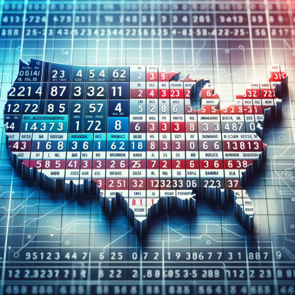 Array Of United States Area Codes