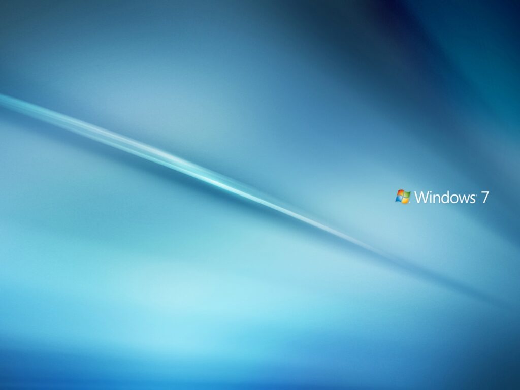 Windows 7 Blue Wallpaper • Geekpedia